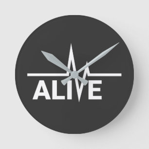 Design von Heartbeat Runde Wanduhr