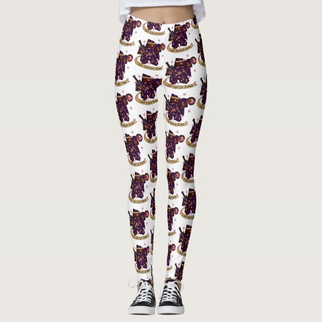 Design von Hexenmeisterwürfen Leggings (Vorderseite)