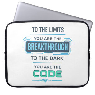Design von KI-Angeboten - Durchbruch bei der Code Laptopschutzhülle