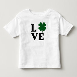 Design von Kleeblatt-Lieben Kleinkind T-shirt