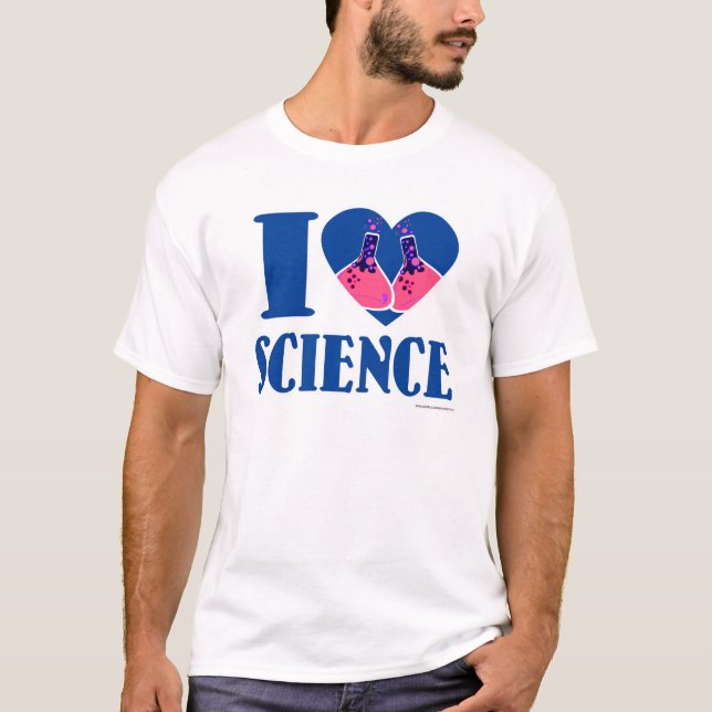 Design von Logos für den "Herz-Wissenschaft-Spaß" T-Shirt (Vorderseite)
