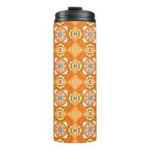 Design von Mehndi. Rasterdarstellung. Doodlin Thermosbecher
