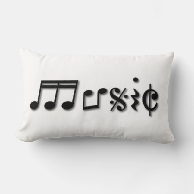 Design von Musik Lendenkissen (Vorderseite)