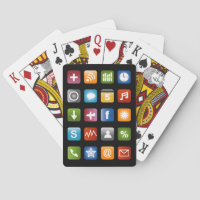 Design von neuen Fake-Smartphone-Apps für Spielkar
