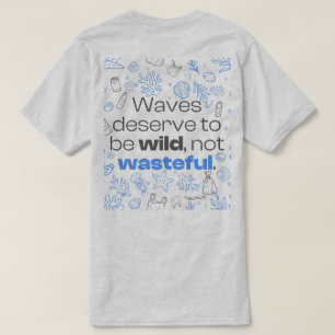Design von Ocean Quote und Marine Line Art T-Shirt