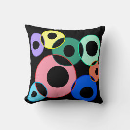 Design von Rainbow Billiard Balls Kissen