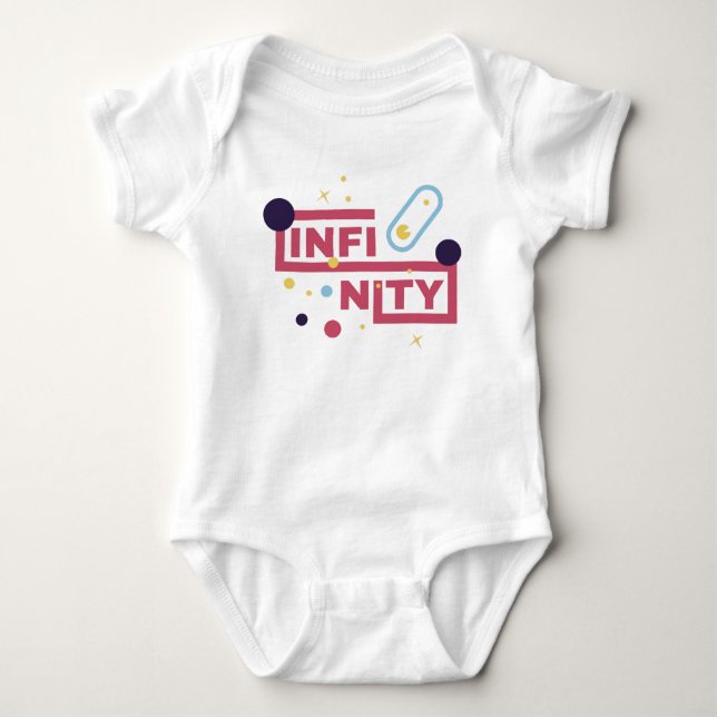 Design von unendlichen Formen Baby Strampler (Vorderseite)