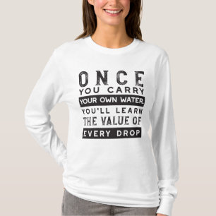 Design von Weisheit-Zitaten - Wert jedes einzelnen T-Shirt