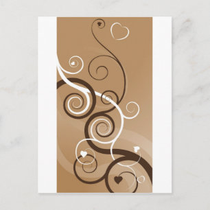 Design von Wirbel Postkarte