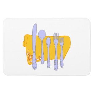 Design-Vorlage für das Abendessen Magnet