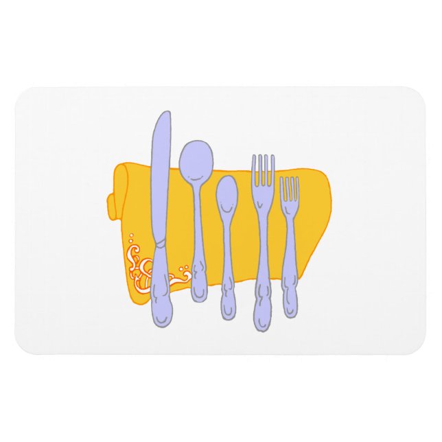 Design-Vorlage für das Abendessen Magnet (Horizontal)