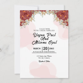 Design-Vorlage für die Winterfantasy-Blume Einladung