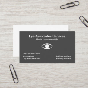 Design-Vorlage für Visitenkarten von Eye Doctor Visitenkarte