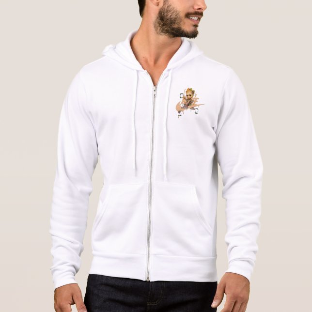 Design-Wave-Hoodies Hoodie (Vorderseite)
