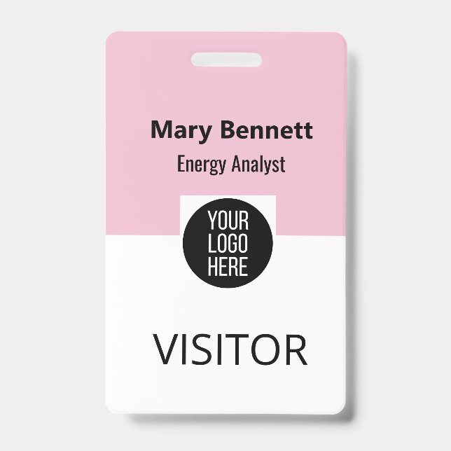 Design Your Badge Online | Custom Name Badge Maker Ausweis (Vorderseite)