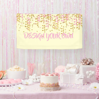 Design Your Own Confetti  Banner