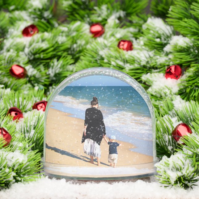 Design Your Own Custom Photo Snow Globe (Noël)