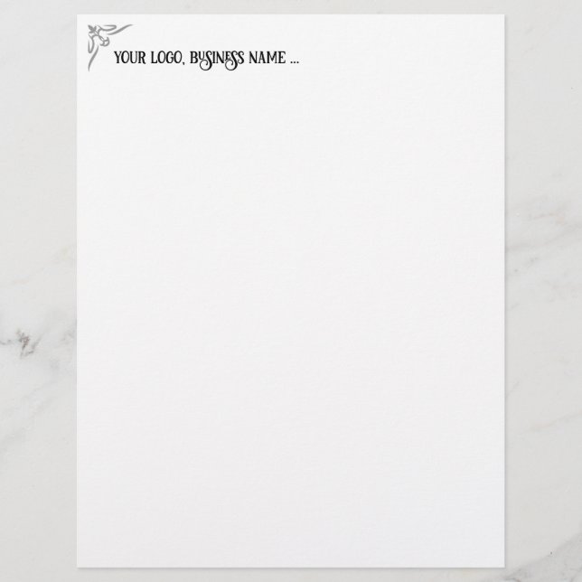 design your own letterhead template (Vorderseite)