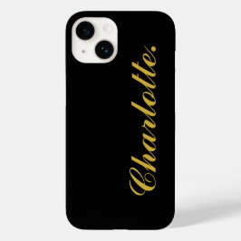 Design Your Own Name on This Black Case-Mate iPhone 14 Hülle