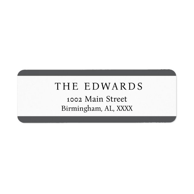 Design Your Own Return Stickers (Vorne)