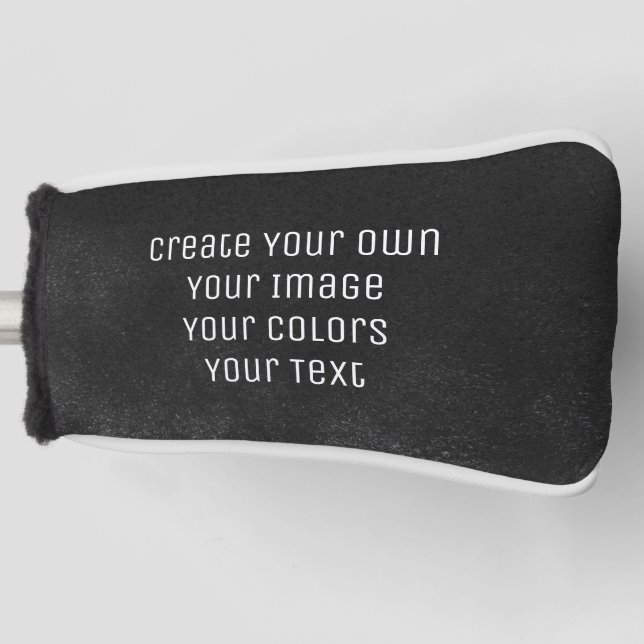 Design your way - Erstellen Sie Ihre eigene Golf Headcover (Vorderseite)