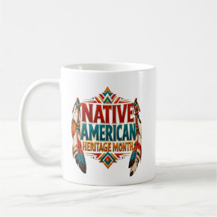 Design zum Monat des indianischen Erbes Kaffeetasse