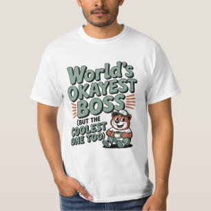 Design zum Nationalen Chef-Tags: Weltbester Okay-B T-Shirt