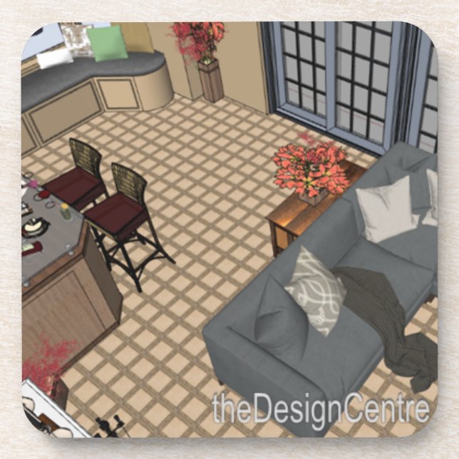 DesignCentre - Dekorkunst Getränkeuntersetzer (Vorderseite)