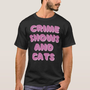 DESIGNCrime zeigt und Katzen Freunde T-Shirt