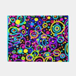 Designdesign in Neon Pattern Fußmatte