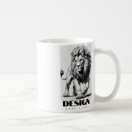 DESIGNE LÖWE KAFFEETASSE