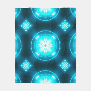 Designer abstrakter Hintergrund mit leuchtendem In Fleecedecke