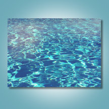 Designer Aqua Pool Rippling Wasser