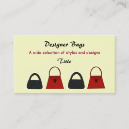 Designer Bags Business Visitenkarte