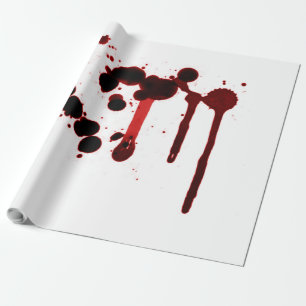 Designer Blood Spritzer Geschenkpapier