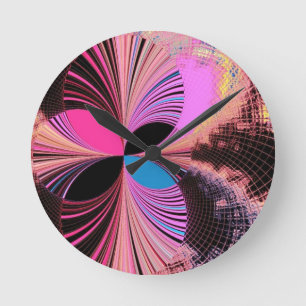 designer clocks by katinas creations runde wanduhr