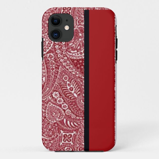 Designer Coques iphone rouges (Dos)