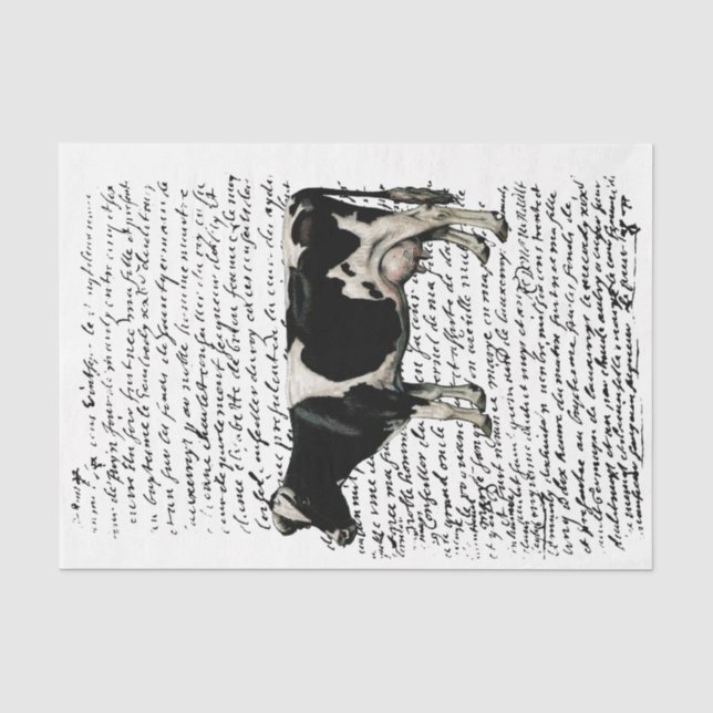 Designer-Cow-Dekodierung Seidenpapier (Vorderseite)