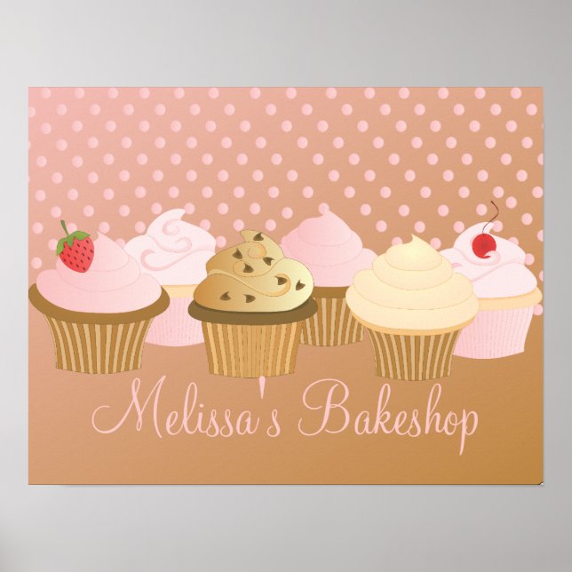 Designer Cupcakes Poster (Vorne)