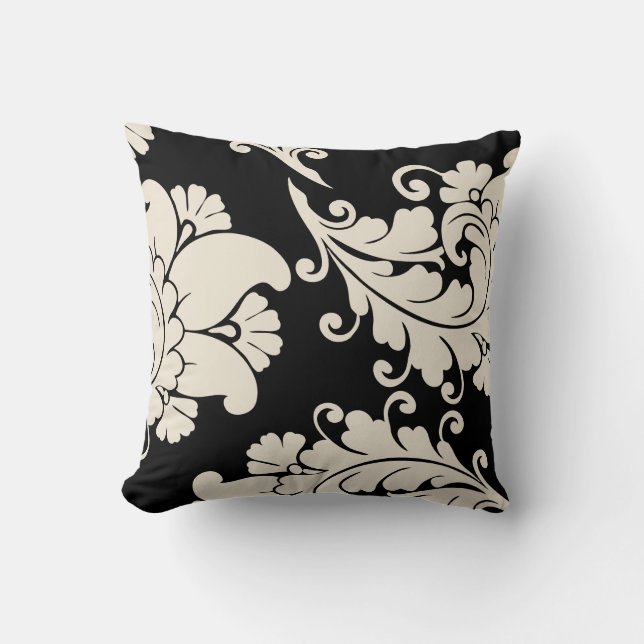 Designer Damask-Kissen Kissen (Vorderseite)