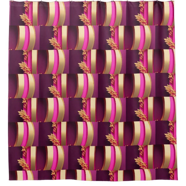 Designer-Duschvorhang mit Matching Matches Duschvorhang (Vorderseite)