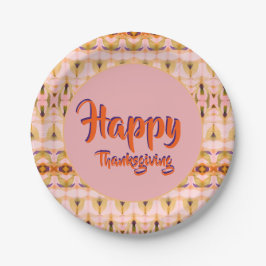 Designer Erntedank Paper Decke 7 Pappteller