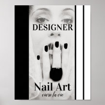 Designer Fashion Fingernail Art