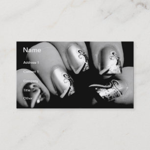 Designer Fingernails Visitenkarte