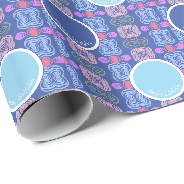 Designer Geschenkwrap Geschenkpapier (Rolleneckpunkt)