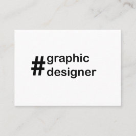 Designer-Grafikdesigner Visitenkarte