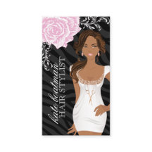 DESIGNER-HAAR-STYLIST-GESCHÄFTS-KARTEN
