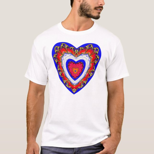 Designer-Herz 03 T-Shirt (Vorderseite)