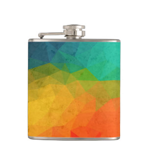 Designer Hip Flask 7 Oz Nutcase - Multicolors Flachmann