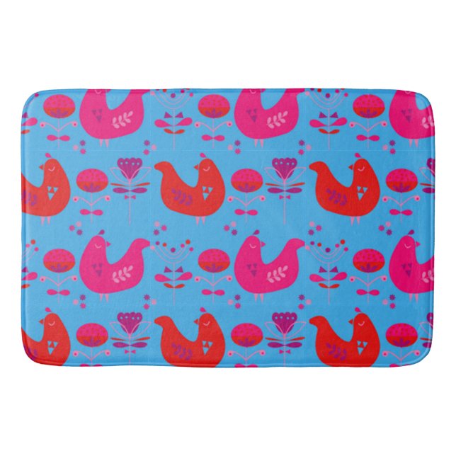 Designer Kitchen Matten with Hens - Wohngestaltung (Vorderseite)